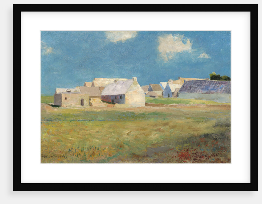 Breton Village, c.1890 by Odilon Redon