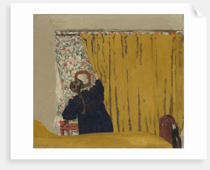 The Yellow Curtain, c.1893 by Edouard Vuillard
