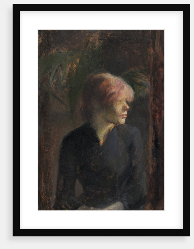 Carmen Gaudin, 1885 by Henri de Toulouse-Lautrec