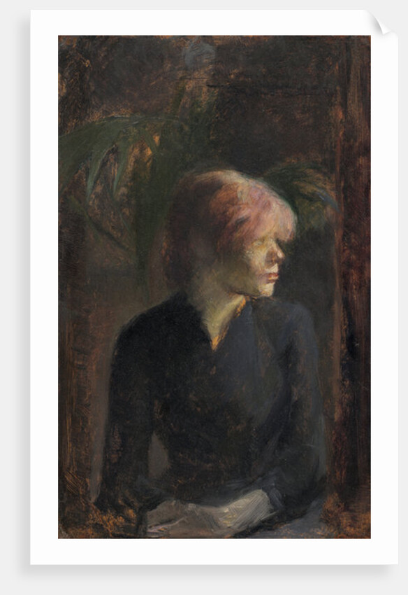 Carmen Gaudin, 1885 by Henri de Toulouse-Lautrec