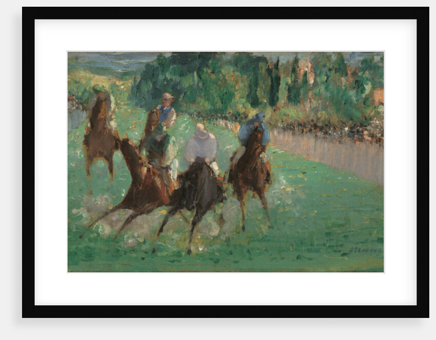 At the Races, c.1875 by Edouard Manet