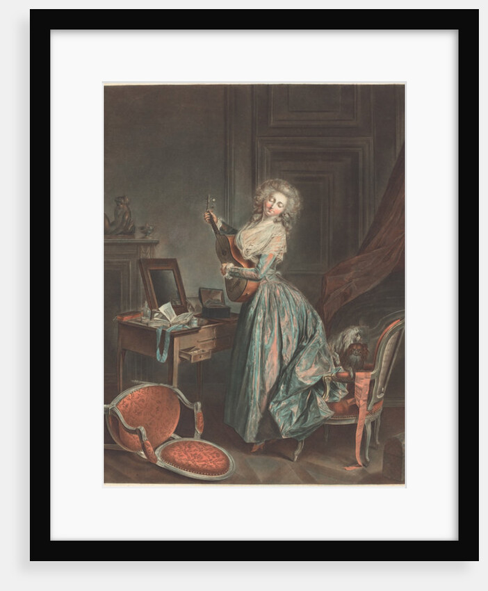 A Woman Playing the Guitar, 1788-9 by Niclas II Lafrensen
