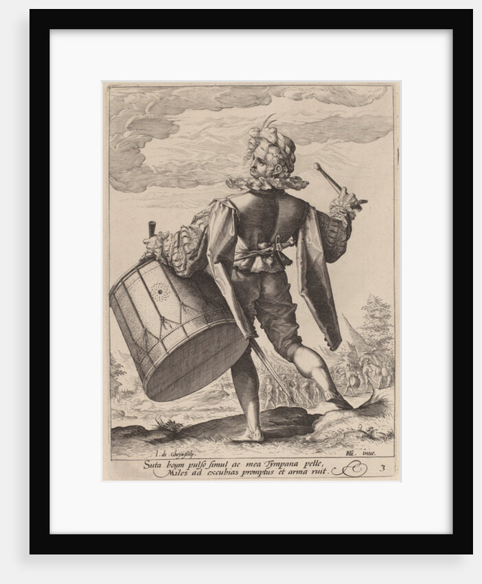 Drummer by Hendrik Goltzius