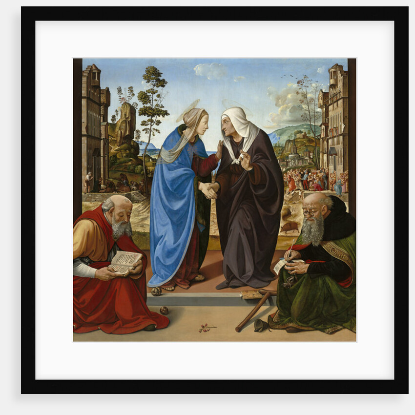 Visitation with St. Nicholas and St. Anthony Abbot, c.1490 by Piero di Cosimo