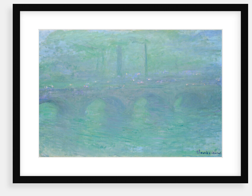 Waterloo Bridge at Dusk, 1904 by Claude Monet