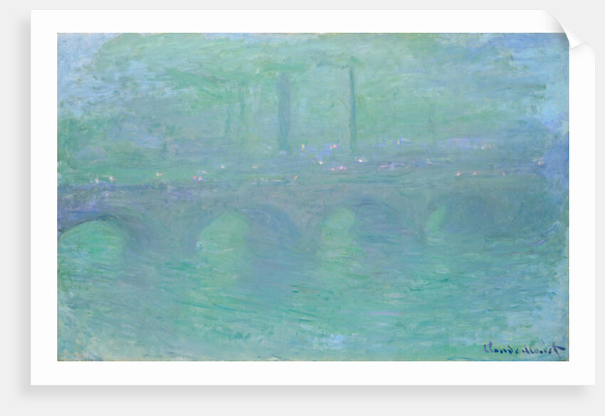Waterloo Bridge at Dusk, 1904 by Claude Monet