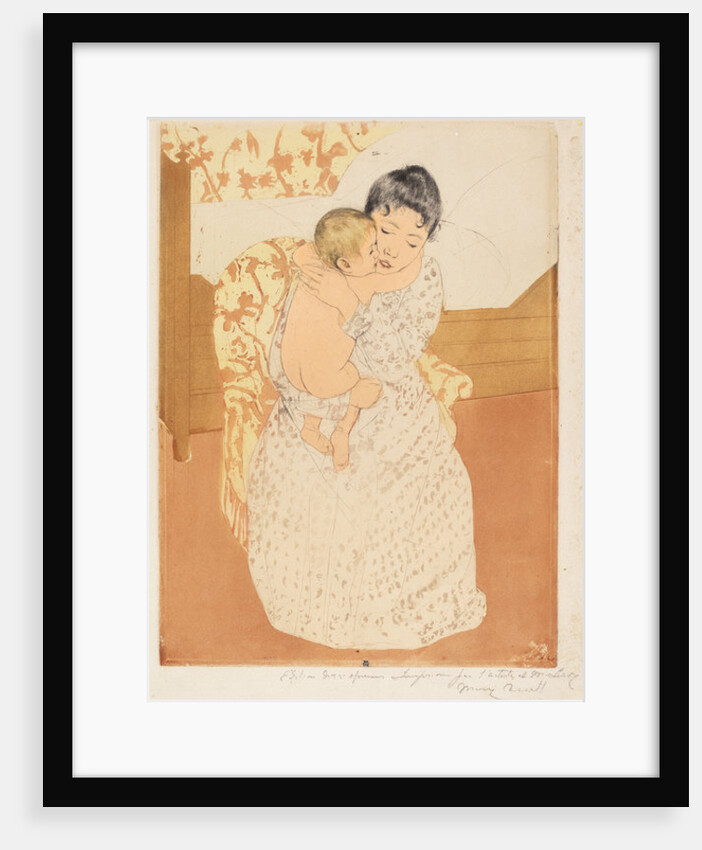 Maternal Caress, 1890-1 by Mary Stevenson Cassatt