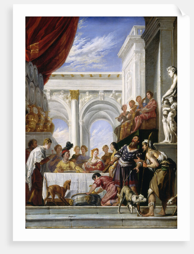 The Parable of Lazarus and the Rich Man, 1618-28 by Domenico Fetti or Feti