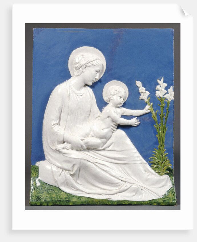 Madonna & Child, c.1475 by Luca Della Robbia