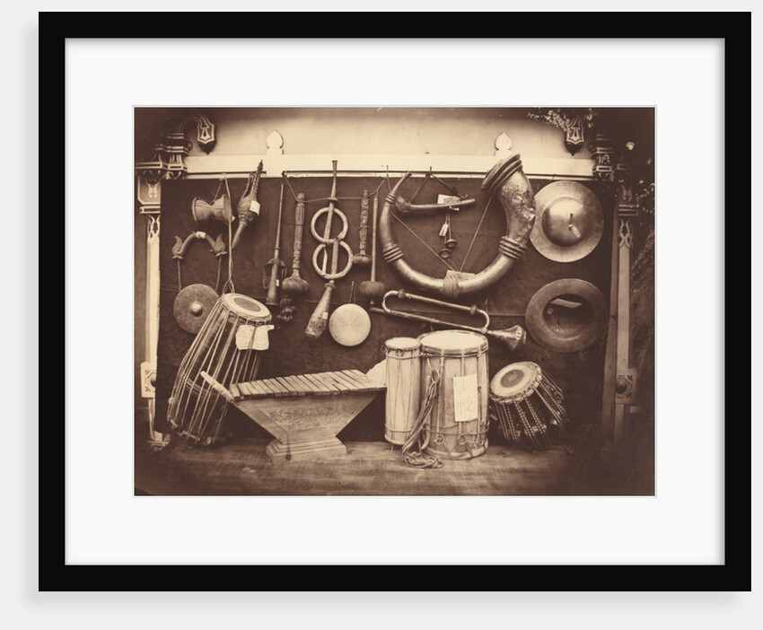Still Life of Musical Instruments, c.1863 by Edmond Lebel