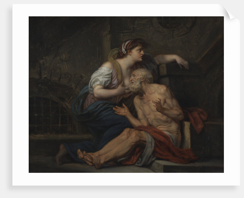 Simon and Pero, Roman Charity, c.1767 by Jean Baptiste Greuze
