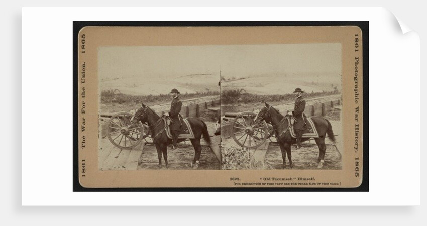 Old Tecumseh, General Sherman, on the Union line near Atlanta,1864 by George N. Barnard