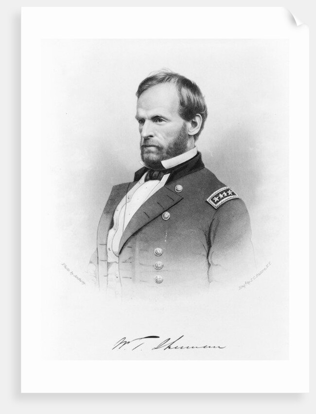 General William T. Sherman, c.1865 by John Chester Buttre