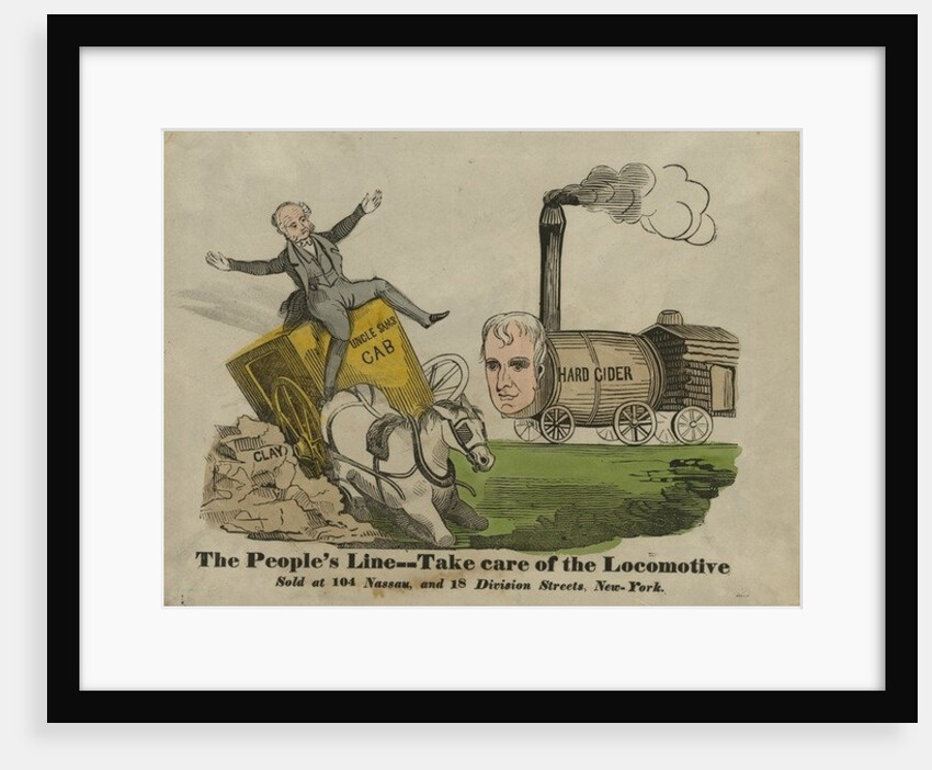 The people's line--Take care of the locomotive, 1840 by American School