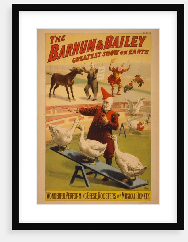 Barnum and Bailey Circus poster, c.1900 by Anonymous