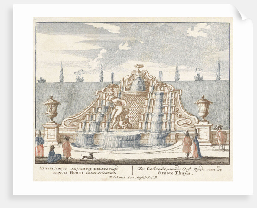 Fountain in the garden of Het Loo Palace, 1694-97 by Jan I van Call