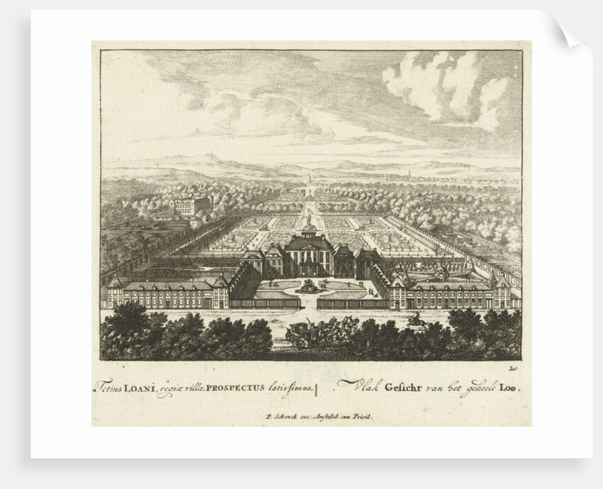 View of Het Loo Palace, 1694-97 by Jan I van Call