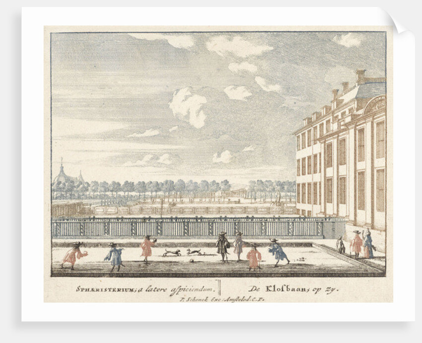 Game of Klosbaan at the Het Loo Palace, 1694-97 by Jan I van Call