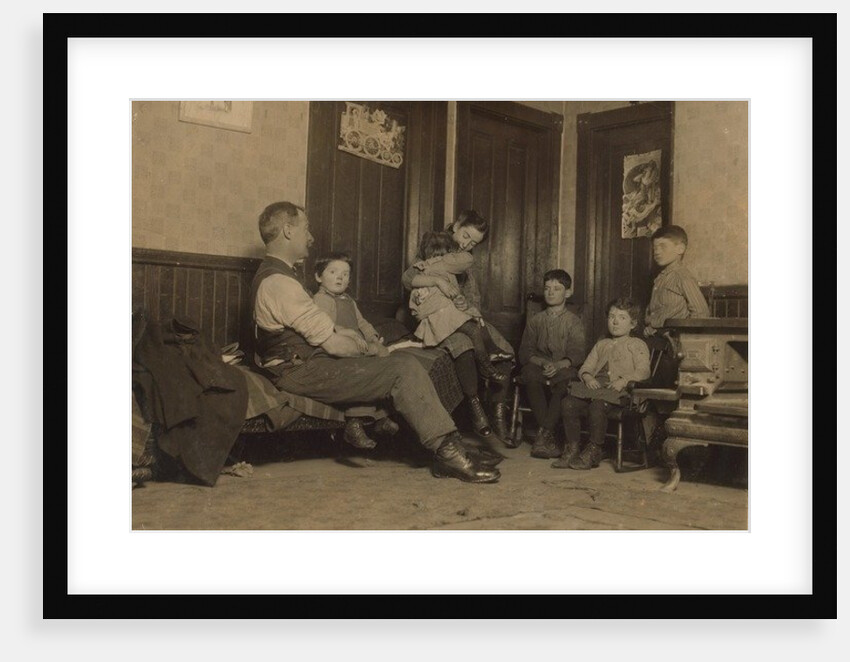 Home of Alfred Benoit in New Bedford, Massachusetts, a child sweeper at Bennett Mill and one of 11 children, 1912 by Lewis Wickes Hine