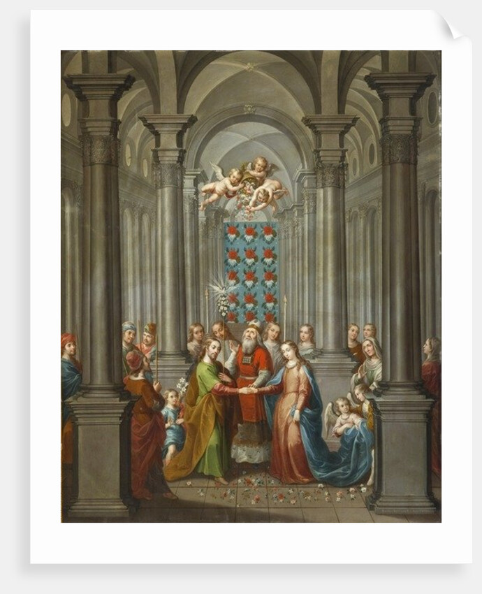 The Marriage of the Virgin, 1745 by Nicolas Enriquez