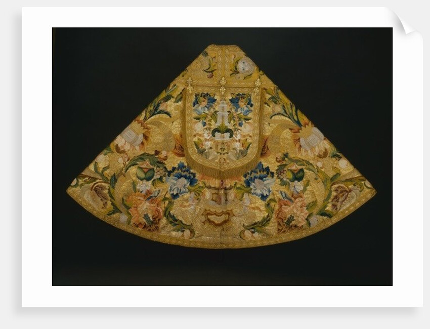 Ecclesiastical Cope, c.1730 by Mexican School