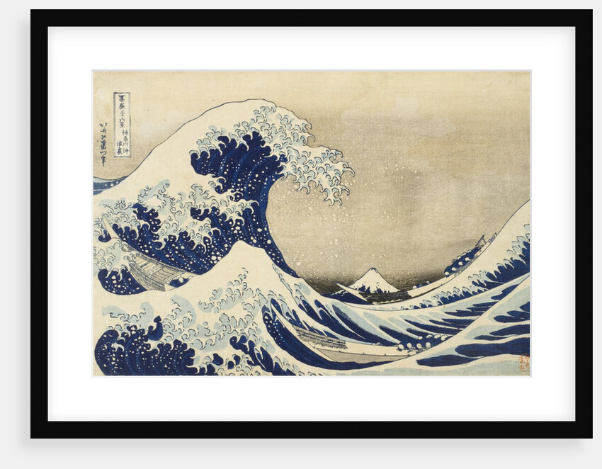 Under the wave of Kanagawa', or 'The great Wave' from the series '36 Views of Mt.Fuji',c.1830-31 by Katsushika Hokusai