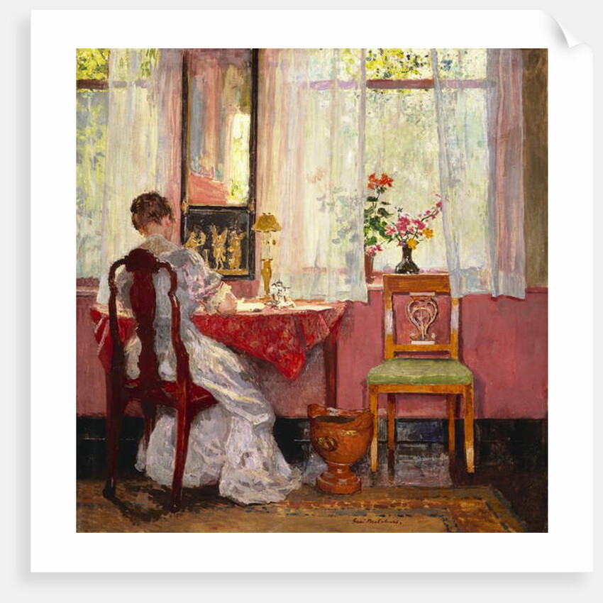 Writing, c.1905-1909 by Julius Gari Melchers