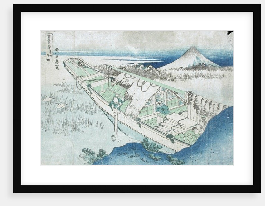 Joshu, Ushibori, Hetachi Provinces from the Series Thirty Six Views of Fuji, 19th century by Katsushika Hokusai