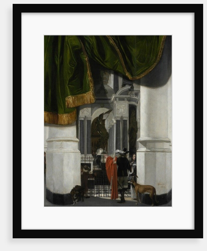 Interior of the Nieuwe Kerk in Delft with the Tomb of William the Silent, 1653 by Emanuel de Witte