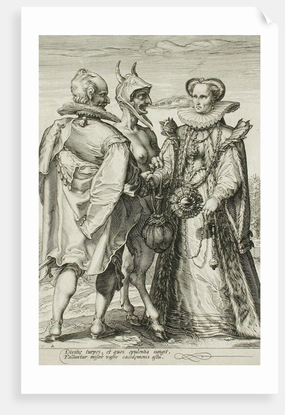 Marriage for Money by Jan Saenredam