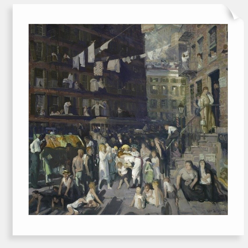 Cliff Dwellers, 1913 by George Wesley Bellows