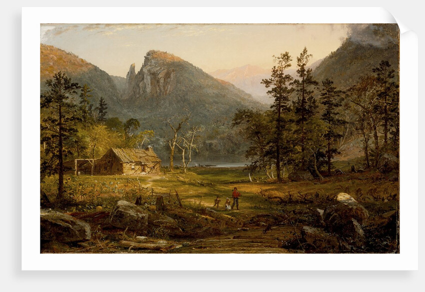 Pioneer's Home, Eagle Cliff, White Mountains,1859 by Jasper Francis Cropsey
