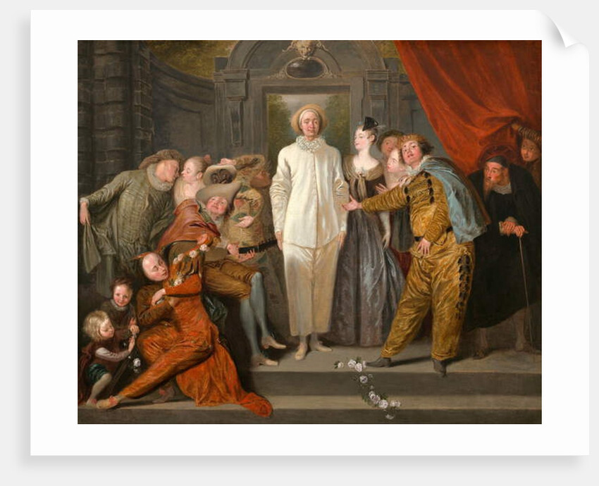 The Italian Comedians, c.1720 by Jean Antoine Watteau