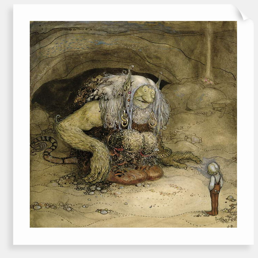 The Troll and the Boy by John Bauer