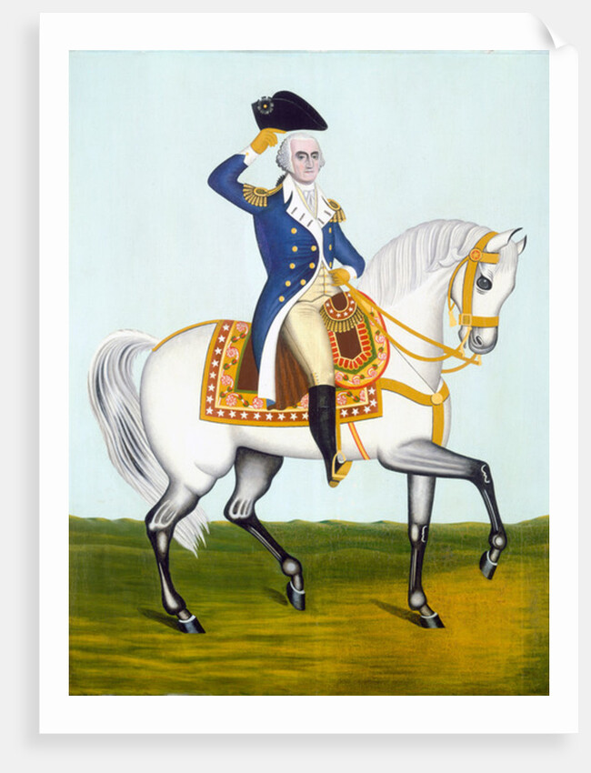 General Washington on a White Charger, c.1835 by American School