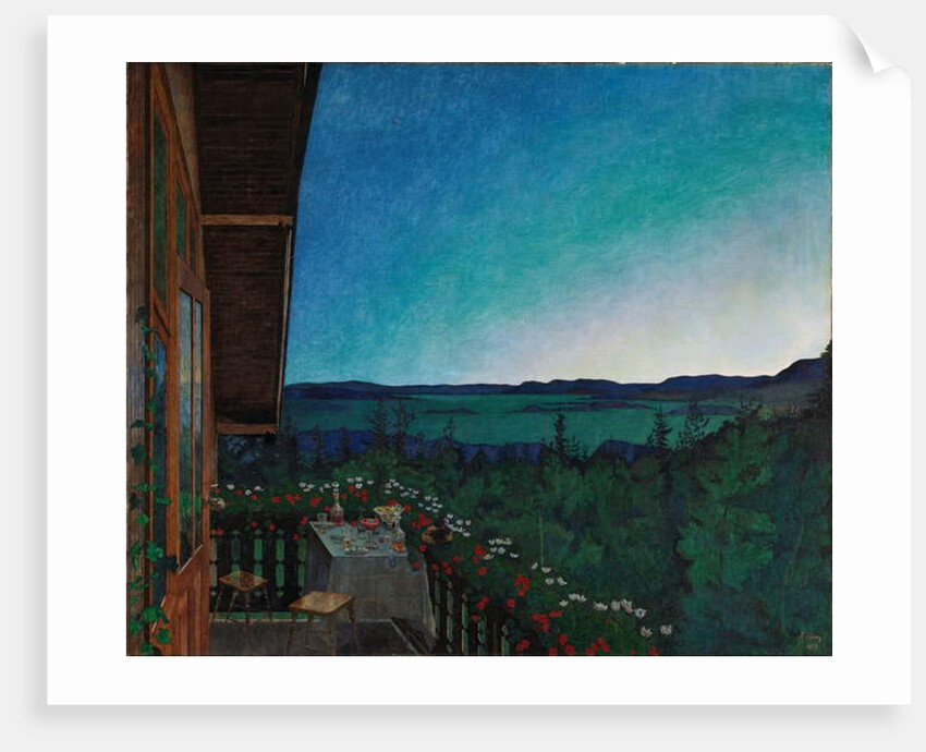 Summer Night, 1899 by Harald Oscar Sohlberg