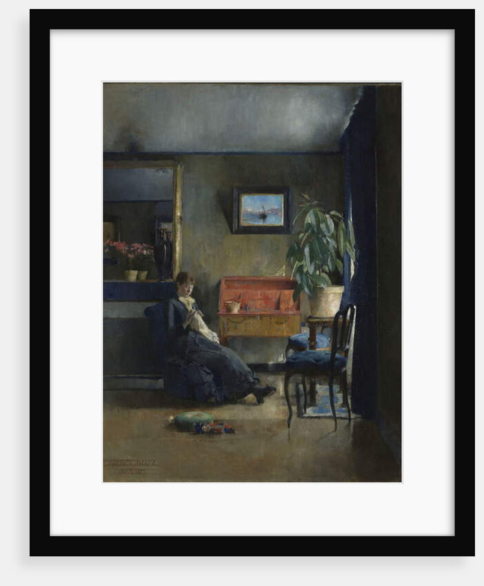 Blue Interior, 1883 by Harriet Backer