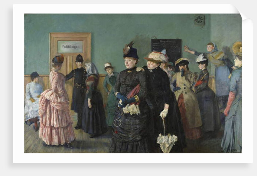 Albertine to See the Police Surgeon, 1885-87 by Christian Krohg