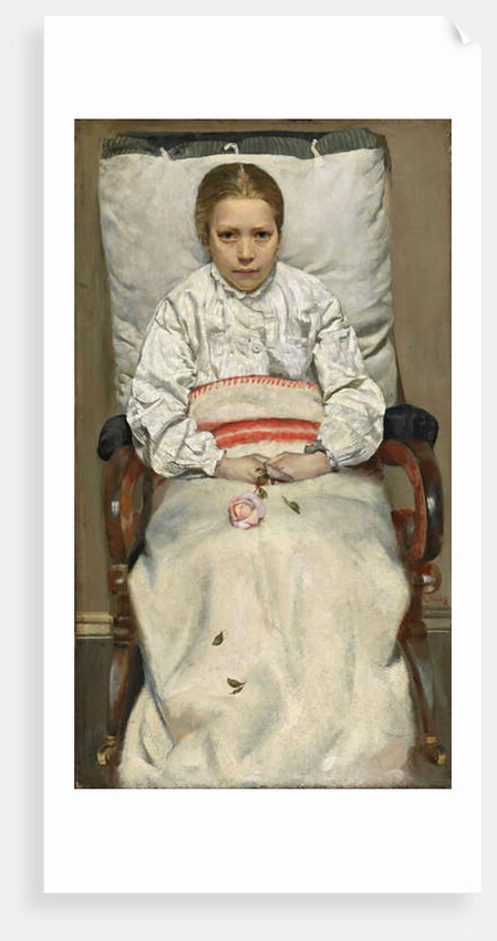 Sick Girl, 1881 by Christian Krohg
