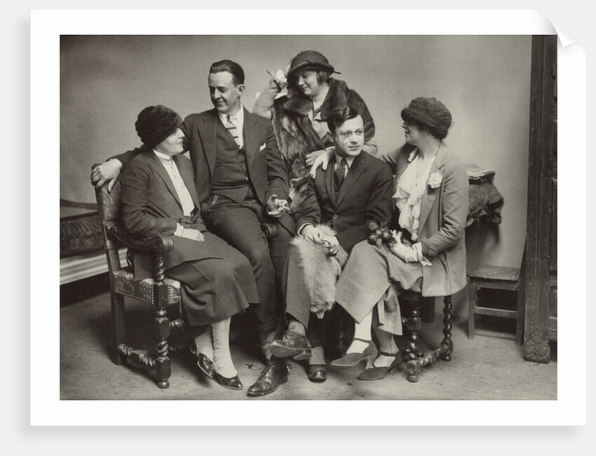 Avant-garde group in Paris, c.1925 by Anonymous