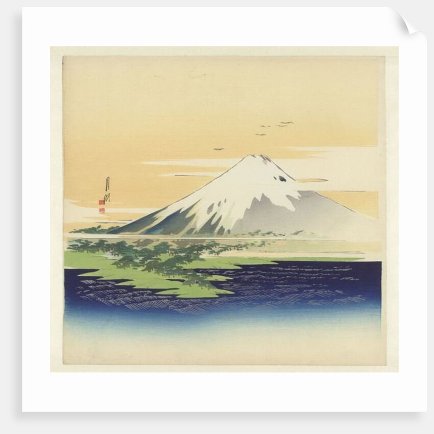 Fuji from the beach at Mio, 1900-10 by Ogata Gekko