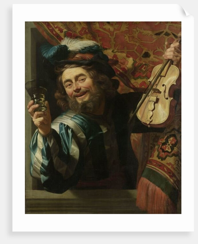 The Merry Fiddler, 1623 by Gerrit van Honthorst