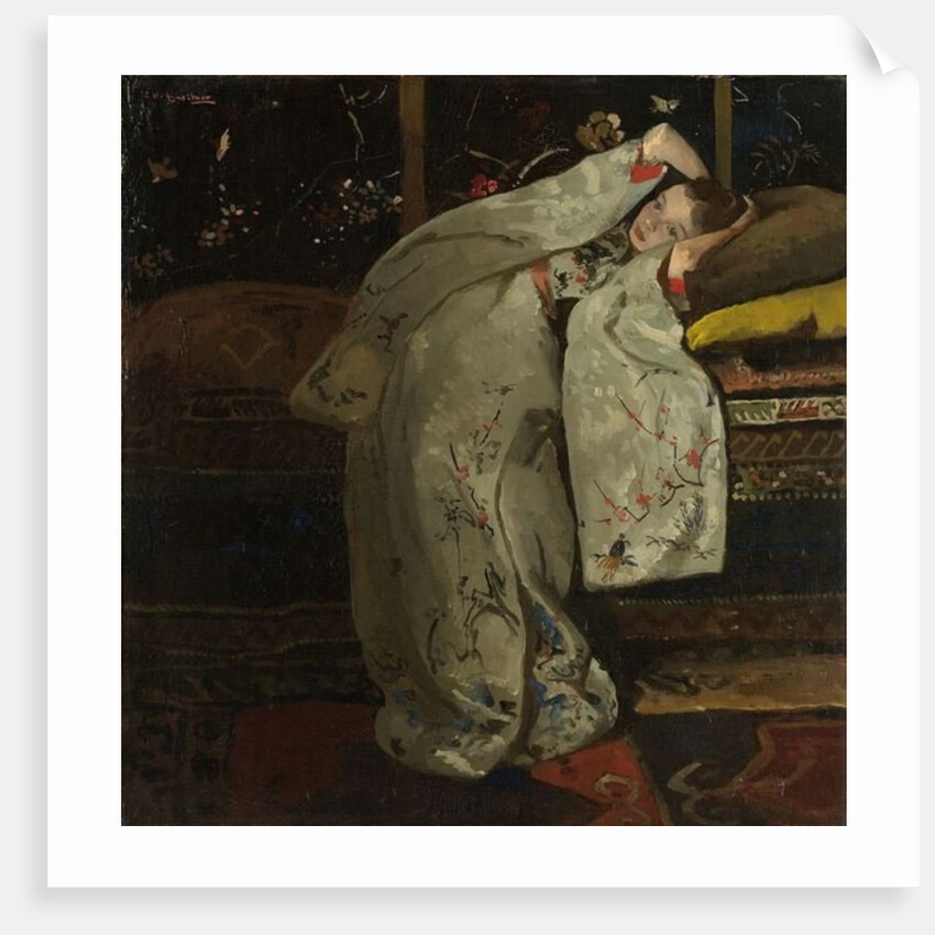 Girl in a White Kimono, 1894 by Georg-Hendrik Breitner