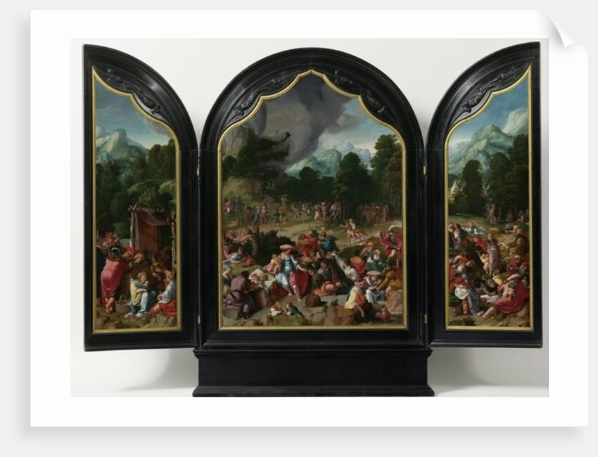 Worship of the Golden Calf, c.1530 by Lucas van Leyden