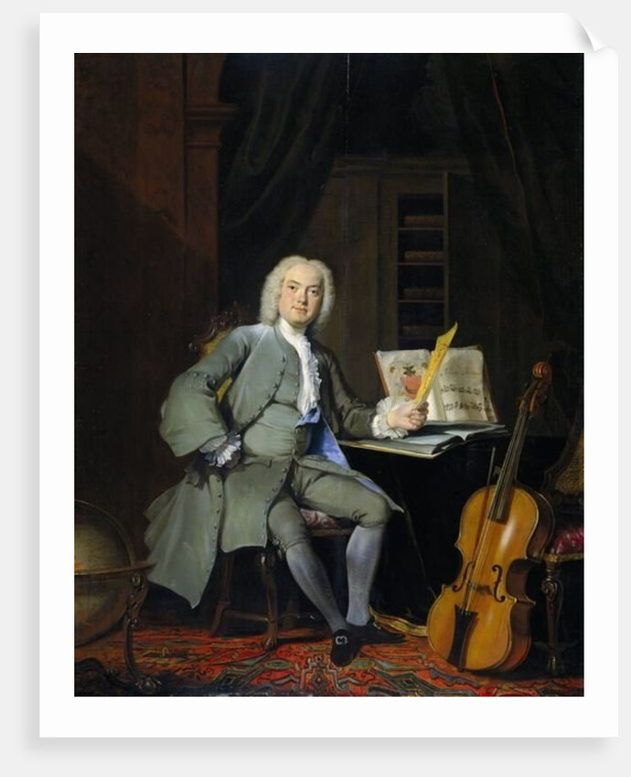 Portrait of a Member of the Van der Mersch Family, 1736 by Cornelis Troost