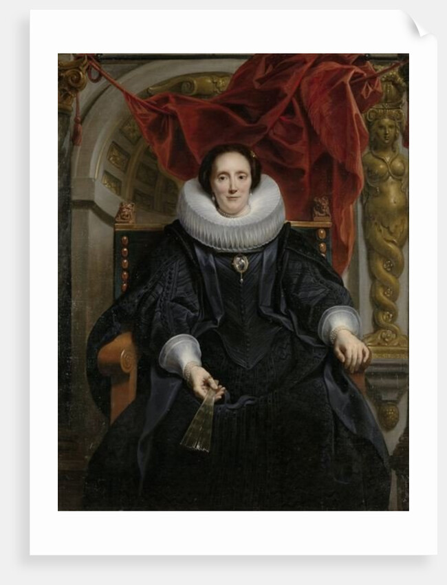 Portrait of Catharina Behaghel, 1635 by Jacob Jordaens