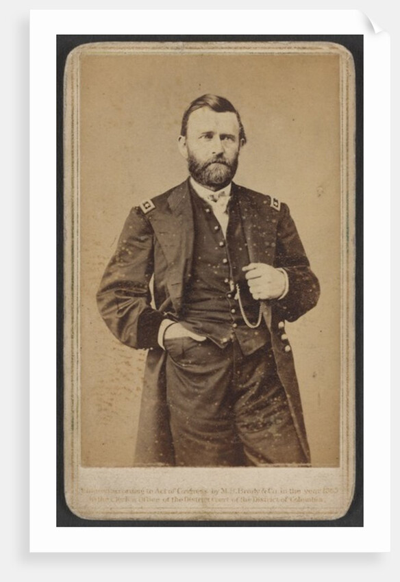 Maj. Gen. Ulysses S. Grant, officer of the Federal Army, 1861-5 by Mathew & studio Brady