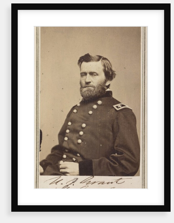 Maj. Gen. Ulysses S. Grant, officer of the Federal Army, 1862-4 by American Photographer
