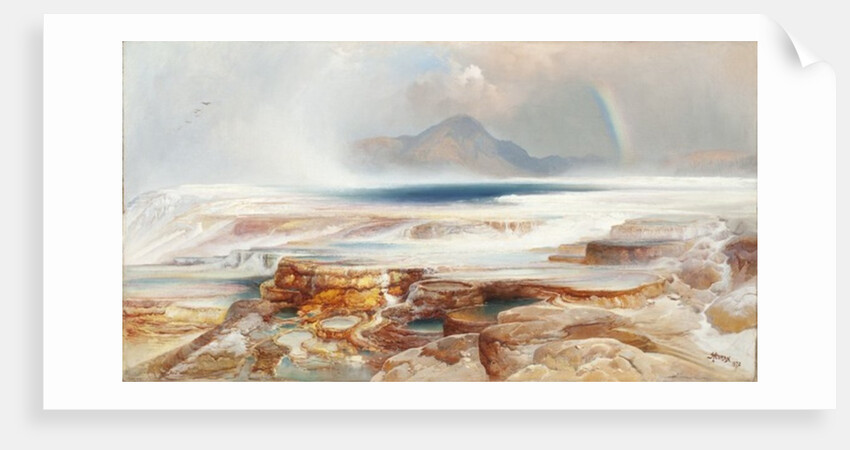 Hot Springs of the Yellowstone, 1872 by Thomas Moran