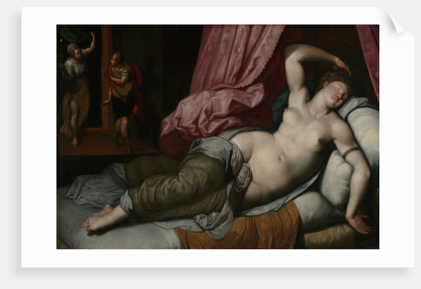 Paris Being Admitted to the Bedchamber of Helen, c.1585-90 by Jacob de Backer